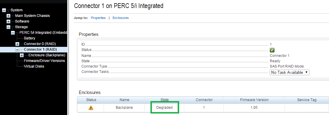 Dell raid deals degraded