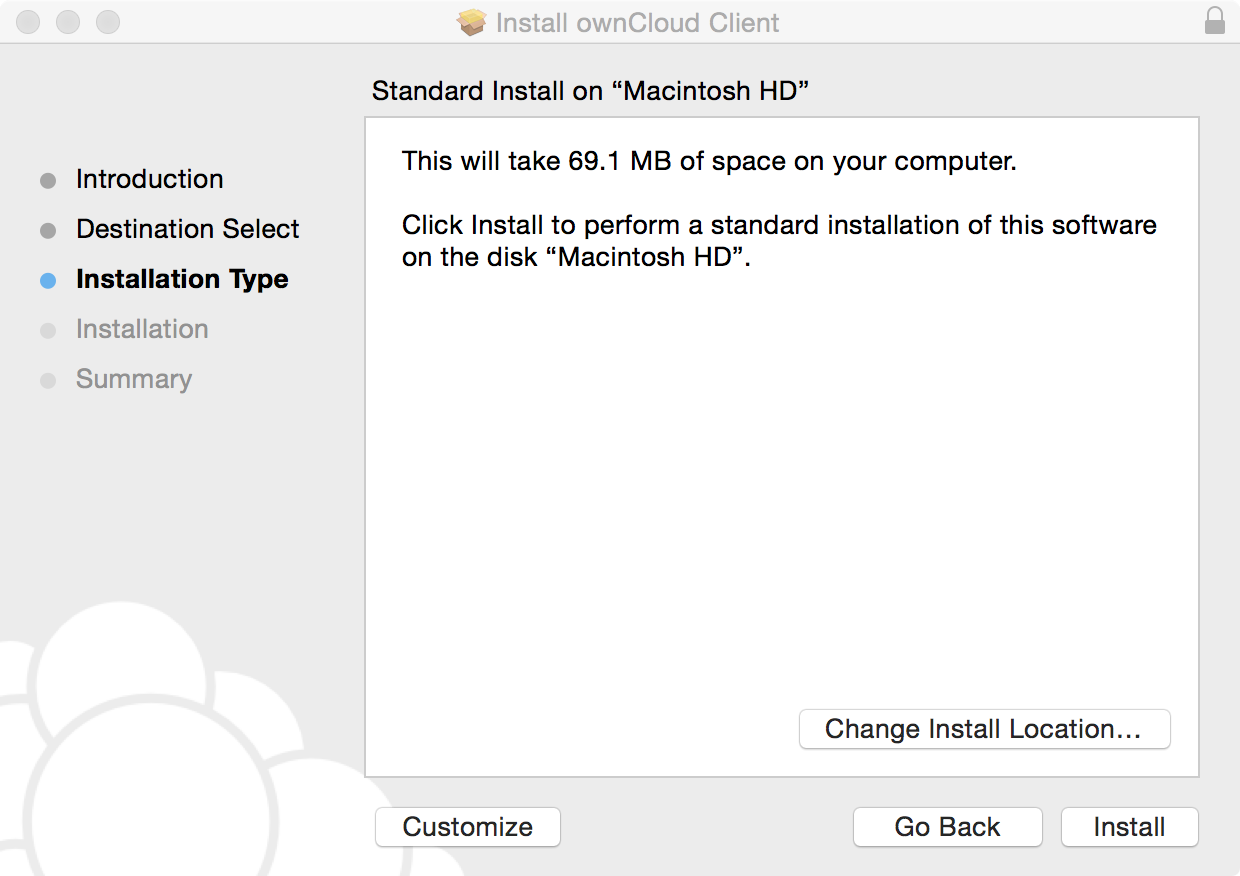 Install Desktop Client Step 2